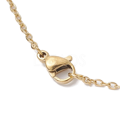 Glass & Glass Pearl Beads Pendants Necklaces for Women NJEW-MZ00106-02-1