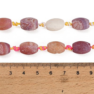 Dyed & Heated Natural Weathered Agate Beads Strands GG-CBAB9C6-E01-02-1