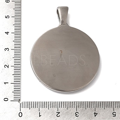 304 Stainless Steel Big Pendants LS-STAS-Z067-06P-1