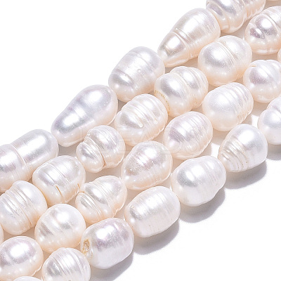 Natural Cultured Freshwater Pearl Beads Strands PEAR-N012-10C-1
