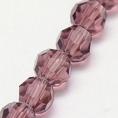 Glass Beads Strands EGLA-J042-6mm-06-1