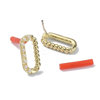Alloy Stud Earring Findings EJEW-WH0009-08A-1