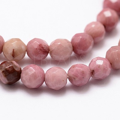 Natural Rhodonite Beads Strands G-G736-10-4mm-1