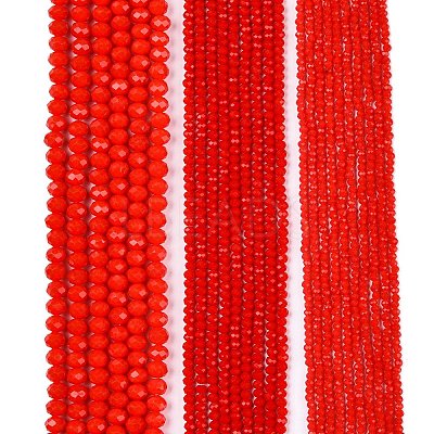 Opaque Solid Color Imitation Jade Glass Beads Strands EGLA-A044-P2mm-D22-1