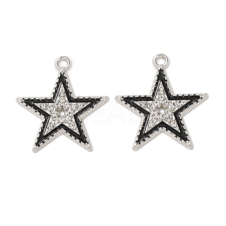 Alloy Enamel Pendants FIND-K030-17D-P-1