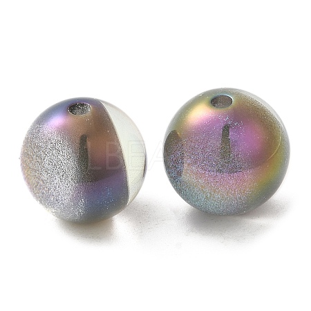 Two Tone Resin Beads RESI-Z015-02G-1