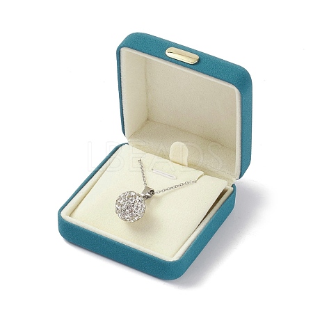 PU Leather Necklaces Gift Boxes LBOX-I002-04B-1