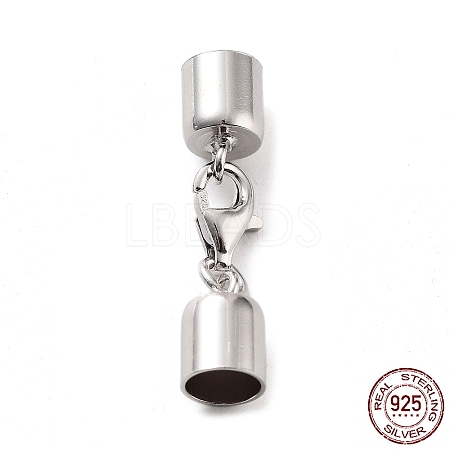 Anti-Tarnish 925 Sterling Silver Lobster Claw Clasps STER-P055-03H-P-1