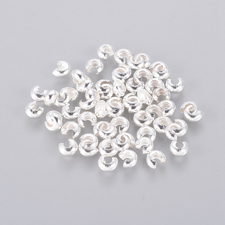 Brass Crimp Beads Covers EC266-S-1