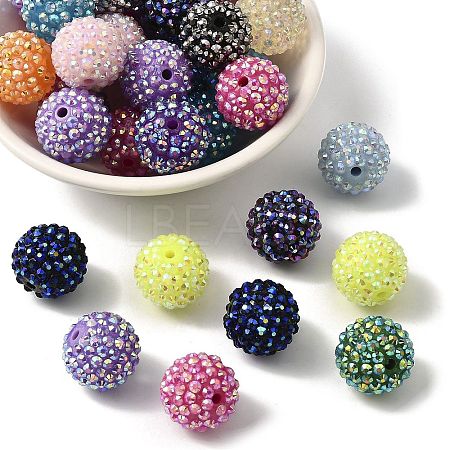 AB-Color Resin Rhinestone Beads RESI-S315-18x20-M-1