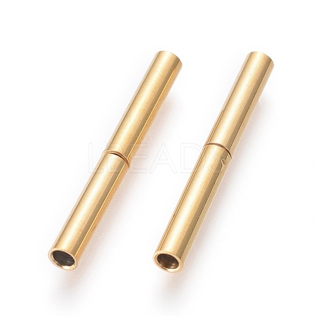 304 Stainless Steel Bayonet Clasps STAS-L134-01G-1