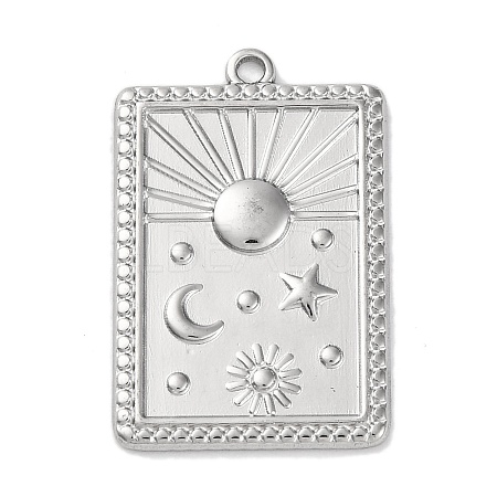 Anti-Tarnish 304 Stainless Steel Pendants STAS-K293-03P-1