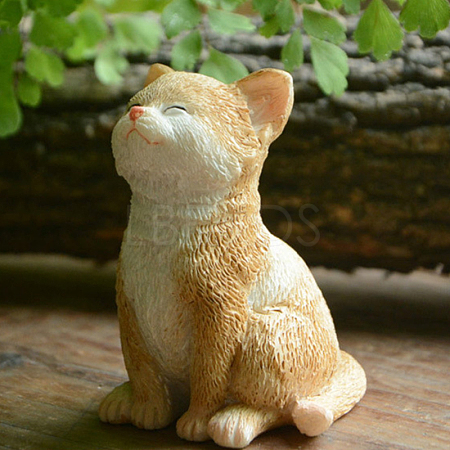 Creative Resin Poses Cat Figurine Display Decorations ANIM-PW0001-154C-1