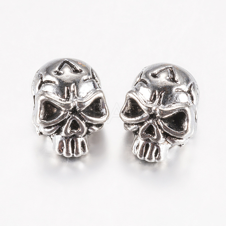 Tibetan Style Alloy Beads A-PALLOY-F200-11AS-1