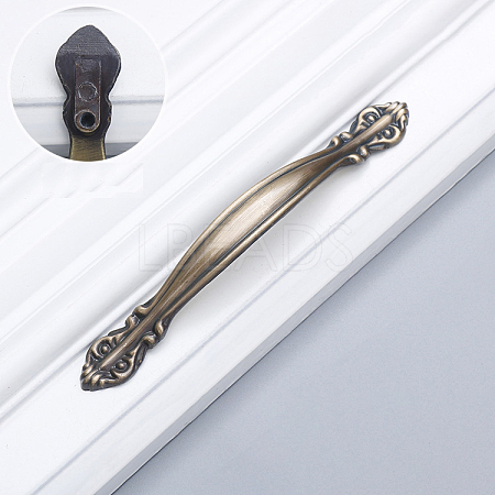 Retro Alloy Drawer Pull Bow Handles CABI-PW0001-018A-02AB-1