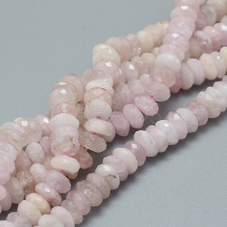 Natural Pink Morganite Beads Strands G-D0010-22A-1