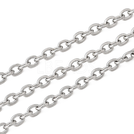 Tarnish Resistant 304 Stainless Steel Cable Chains X-CHS-Q001-15-100m-1