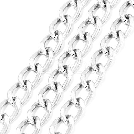 Aluminium Twisted Curb Chains X-CHA-K001-06S-1