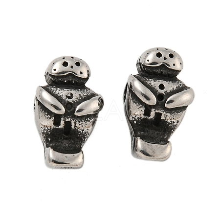 Animal 304 Stainless Steel Beads STAS-E214-11AS-11-1