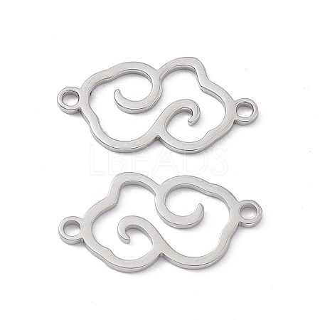 Non-Tarnish 304 Stainless Steel Connector Charms STAS-A071-01P-1