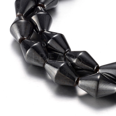 Magnetic Synthetic Hematite Bead Strands G-A164-09C-1
