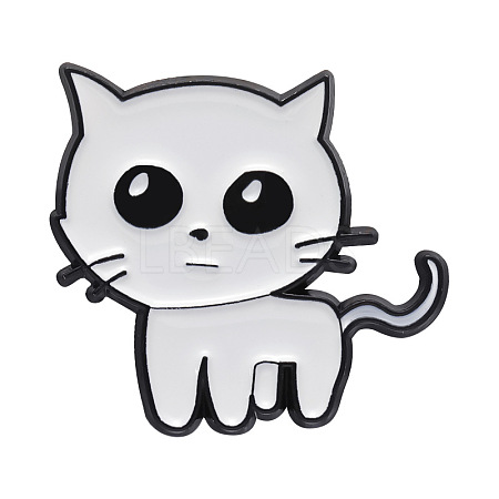 Cartoon Cat Badge PW-WG43032-01-1