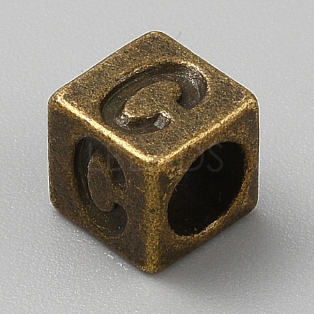 Tibetan Style Alloy European Beads FIND-WH20009-45AB-C-1