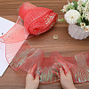 Polyester Gradient Pleated Lotus Leaf Lace Fabric DIY-WH0502-24B-3