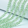 Electroplate Glass Beads Strands EGLA-A034-T3mm-B17-1