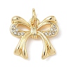 Brass Micro Pave Cubic Zirconia Pendants ZIRC-I356-05G-03-1