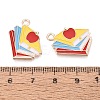 Back to School Alloy Enamel Pendants ENAM-Q004-01KCG-24-3