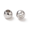 304 Stainless Steel Round Spacer Beads STAS-N020-18B-2