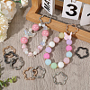 18Pcs 3 Colors Alloy Spring Gate Rings FIND-SC0019-03B-3