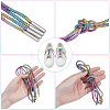 Rubber Rhinestone Shoelaces AJEW-WH0752-498C-3