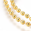 Stainless Steel Ball Chain Necklace Making X-MAK-L019-01C-G-2