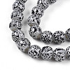 Transparent Baking Paint Glass Beads Strands DGLA-N009-10mm-10-4