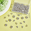150Pcs 3 Style Tibetan Style Alloy Pendants FIND-SC0003-72-7