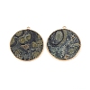 Natural Kambaba Jasper Pendants G-E526-10G-2