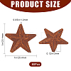 60Pcs Iron Pendants IFIN-GF0001-42C-2