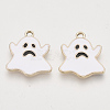 Light Gold Plated Alloy Pendants LS-ENAM-T009-36A-1