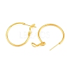 Brass Hoop Earrings KK-I665-26A-G-2