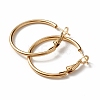 PVD Vacuum Plating 304 Stainless Steel Hoop Earrings STAS-S078-08-30mm-3