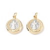 Brass Pendants KK-F845-21G-2