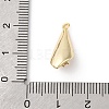 Brass Pave Clear Cubic Zirconia Pendants KK-V016-07G-3