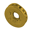 Donut Alloy Spacer Beads TIBEB-7571-AG-RS-2