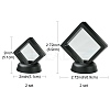 4Pcs 2 Styles Plastic 3D Floating Frame Display Holder ODIS-FS0001-02B-3