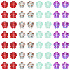 80Pcs 4 Styles Transparent Glass Beads GLAA-TA0003-81-2
