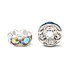 Brass Rhinestone Spacer Beads X-RB-A014-L7mm-S-3