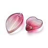 Electroplate Transparent Glass Beads EGLA-L027-D02-2