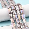 AB Color Plate Glass Beads Strands EGLA-P051-06A-B05-2
